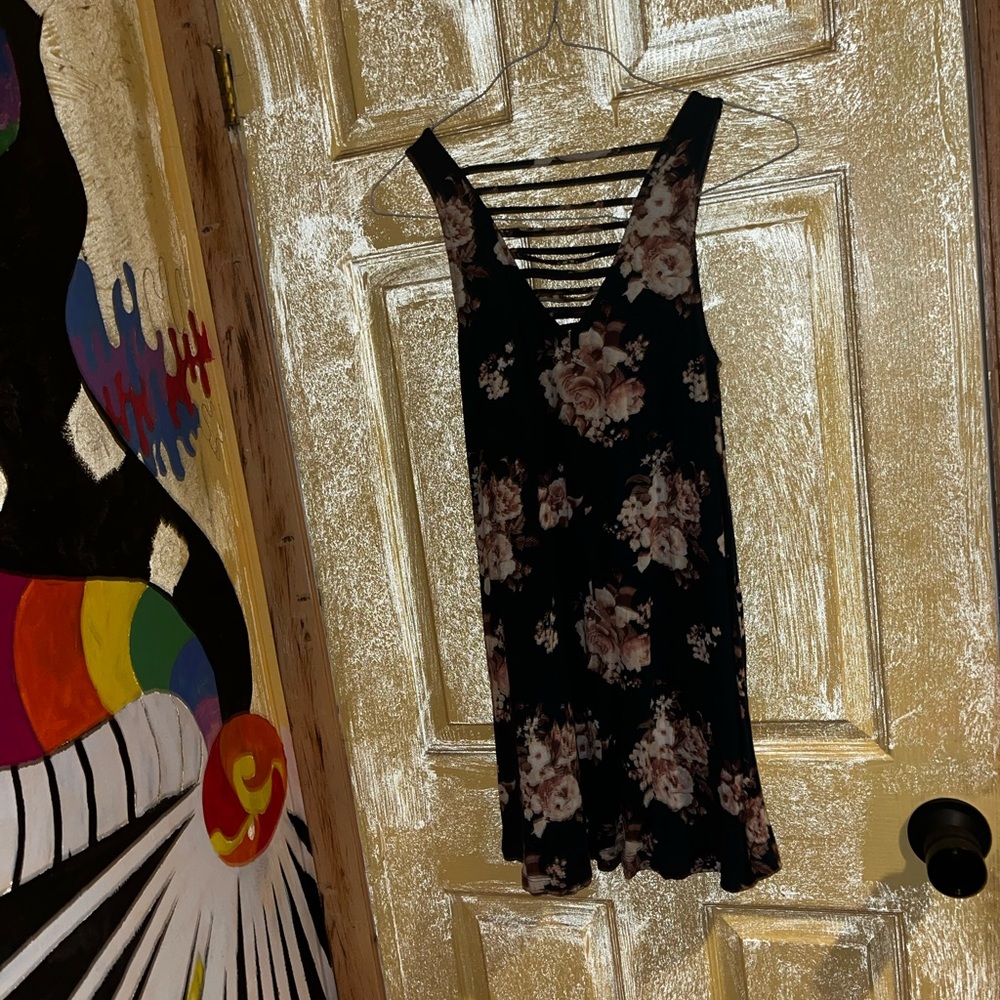 floral baggy dress